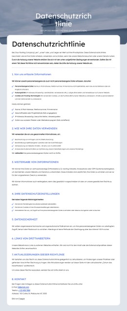 Wir Respektieren Ihre Privatsphäre