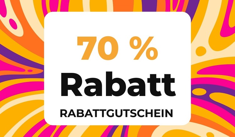 Exklusive Coupon-Angebote HTML-Vorlage