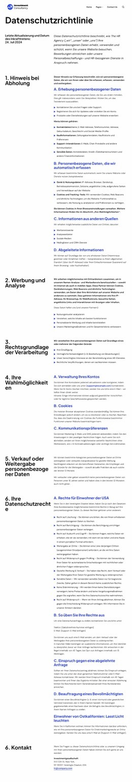Datenschutzrichtlinie