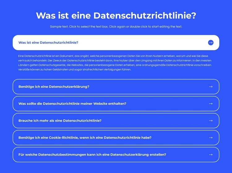 Was ist eine Datenschutzrichtlinie Vorlage