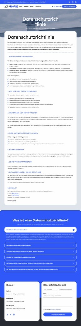 Unser Engagement für Ihre Privatsphäre Website-Designs