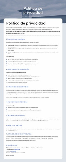 Respetamos Tu Privacidad