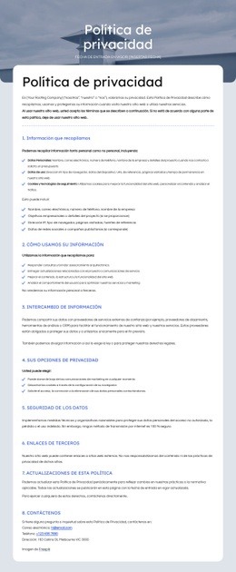 Respetamos Tu Privacidad