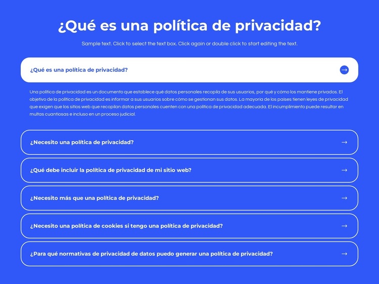 ¿Qué es una política de privacidad? Tema de WordPress
