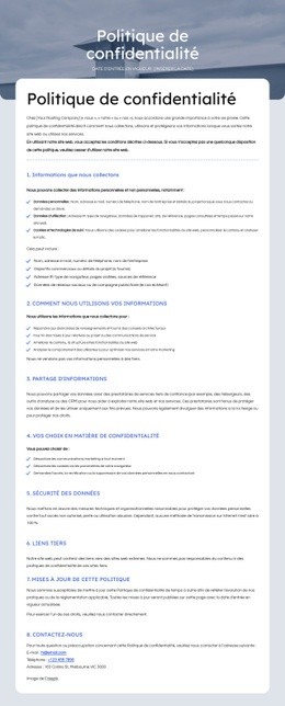 Nous Respectons Votre Vie Privée