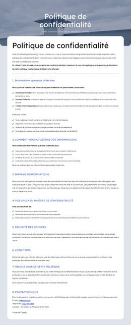 Nous Respectons Votre Vie Privée