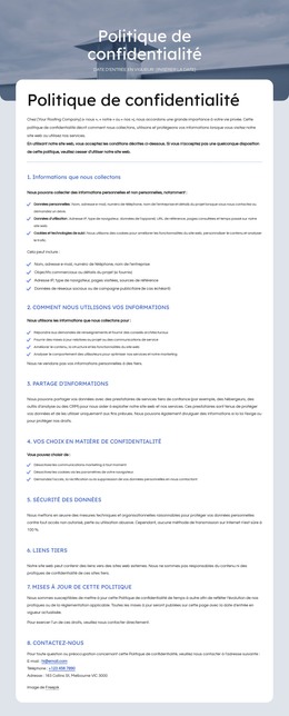 Nous Respectons Votre Vie Privée