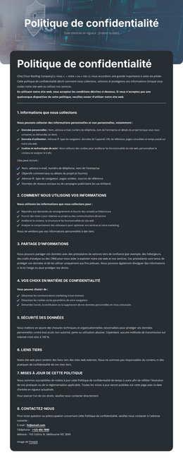 Une Confidentialité Sur Laquelle Vous Pouvez Compter