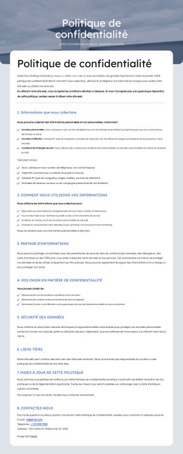 Nous Respectons Votre Vie Privée