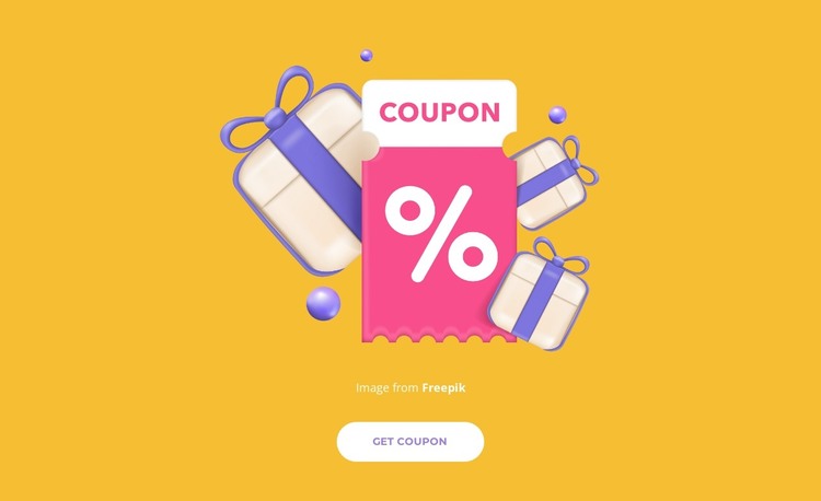 Grab Your Discount HTML Template