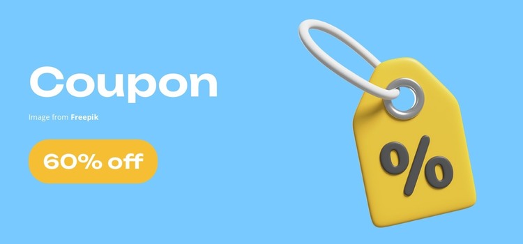 Instant Savings Inside HTML Template