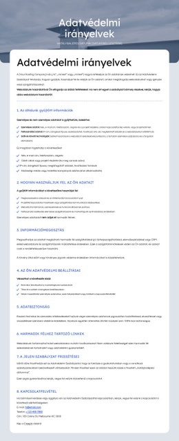 Tiszteletben Tartjuk Az Ön Adatainak Védelmét