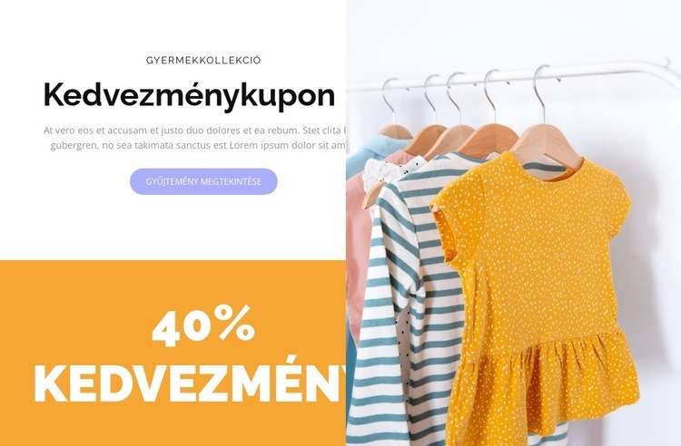 Korlátozott ideig érvényes kupon HTML Sablon