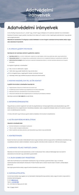 Tiszteletben Tartjuk Az Ön Adatainak Védelmét