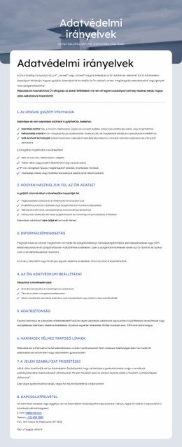 Tiszteletben Tartjuk Az Ön Adatainak Védelmét