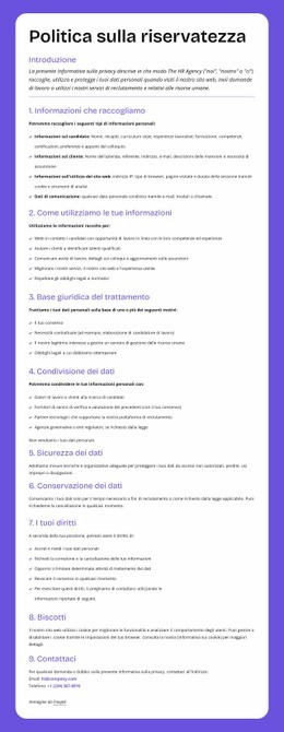 Protezione Della Privacy A Livello Aziendale Mockup Del Sito Web