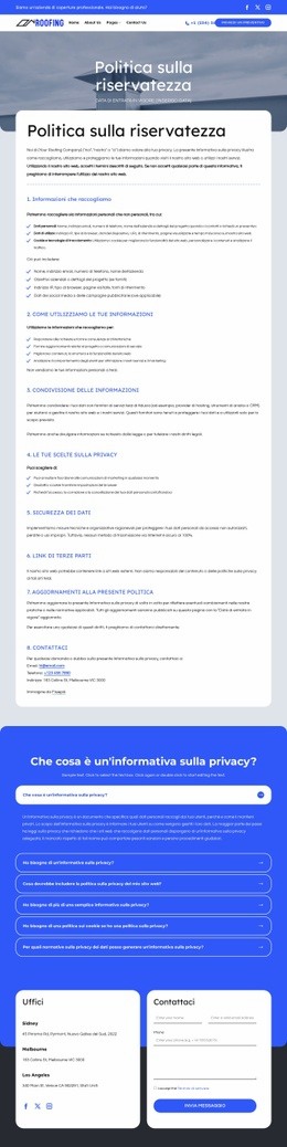 Il Nostro Impegno Per La Tua Privacy