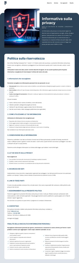 La Privacy È Importante Per I Nostri Clienti