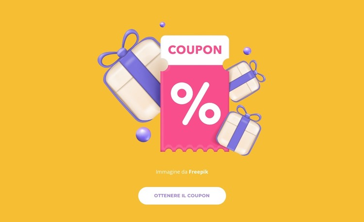 Ottieni il tuo sconto Modello HTML