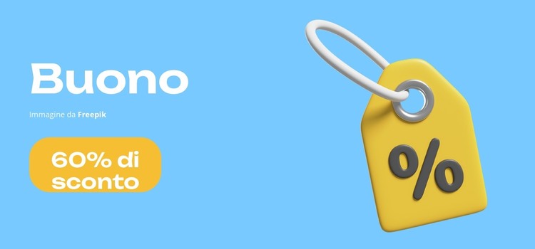 Risparmio immediato all'interno Modello HTML