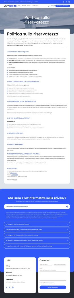 Il nostro impegno per la tua privacy Temi WordPress