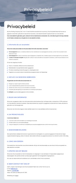 Wij Respecteren Uw Privacy