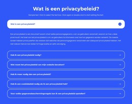 Wat Is Een Privacybeleid