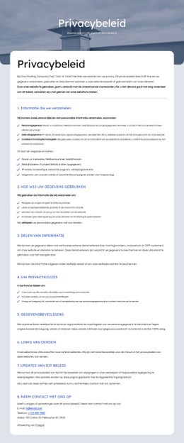 Wij Respecteren Uw Privacy