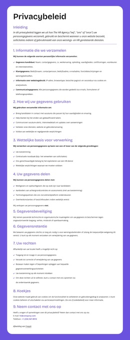 Privacybescherming Op Ondernemingsniveau