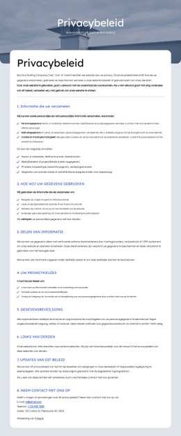 Wij Respecteren Uw Privacy