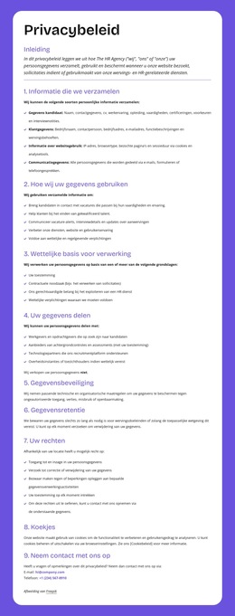 Privacybescherming Op Ondernemingsniveau