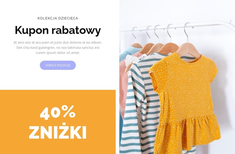 Kupon ograniczony czasowo Motyw WordPress