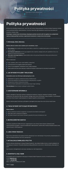Poufność, Na Którą Możesz Liczyć - Najlepszy Projekt Strony Internetowej