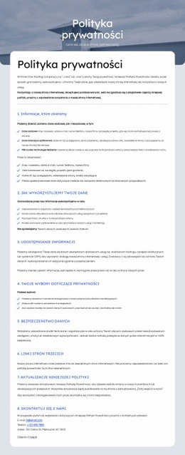 Szanujemy Twoją Prywatność