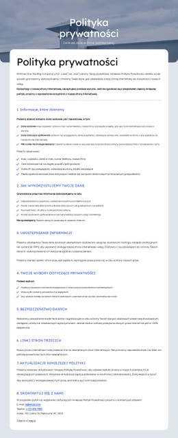 Szanujemy Twoją Prywatność