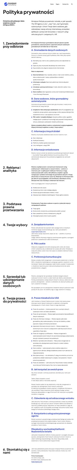 Polityka Prywatności