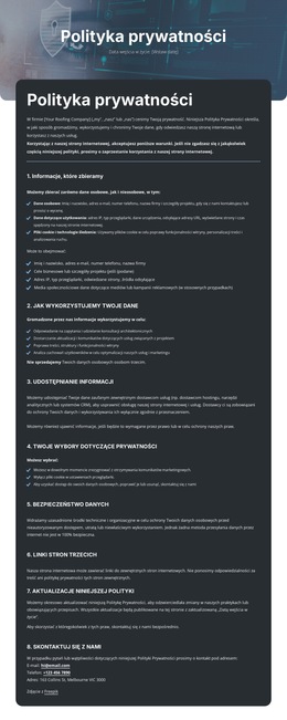 Poufność, Na Którą Możesz Liczyć - Piękny Szablon Kolekcji Kolorów