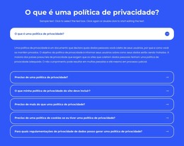 O Que É Uma Política De Privacidade