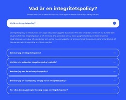 Vad Är En Integritetspolicy HTML-Mall