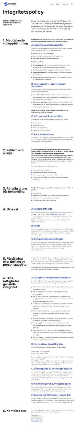 Ert Förtroende, Vårt Ansvar