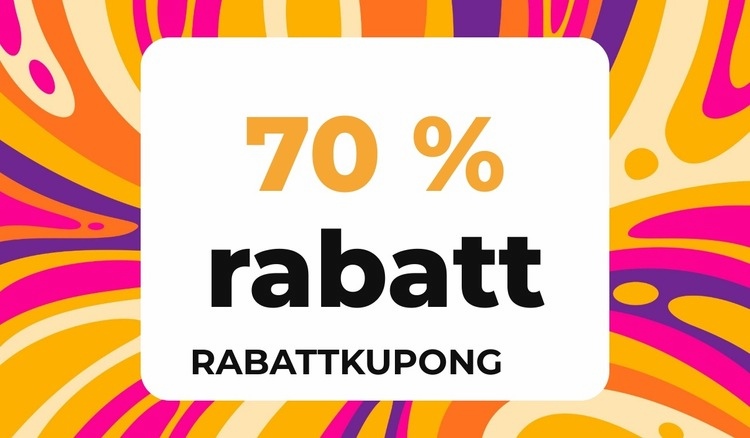 Exklusiva kupongerbjudanden Webbplats mall