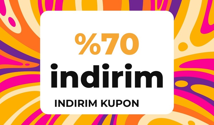 Özel Kupon Fırsatları HTML Şablonu