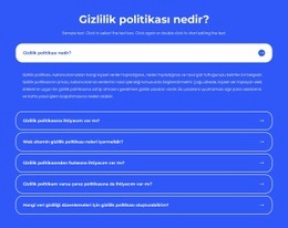 Gizlilik Politikası Nedir?