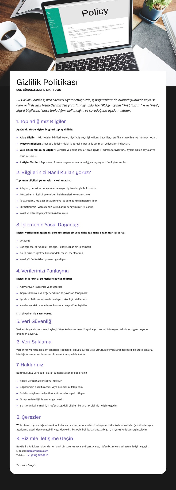 Büyümeniz, gizliliğiniz WordPress Teması