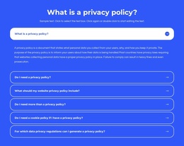 What Is A Privacy Policy Landing Page