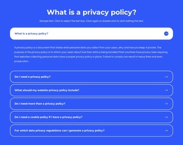 What Is A Privacy Policy WordPress Theme