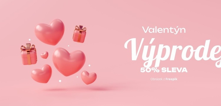 Kouzlo Valentýna Šablona HTML