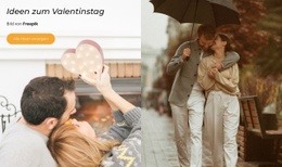 Amors Lieblingstag - Kostenlose Zielseite, Vorlage HTML5