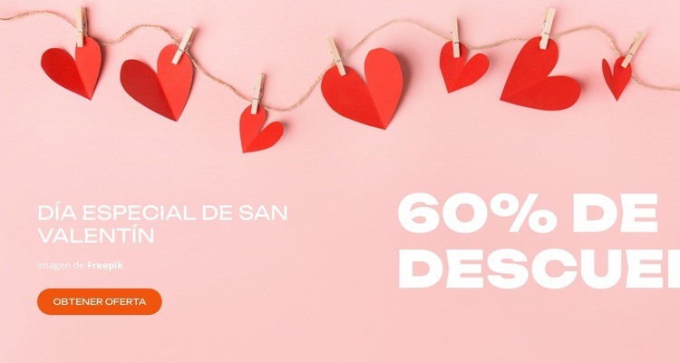 Celebra el amor hoy Plantilla de una página