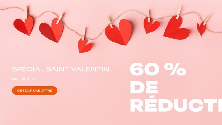 Célébrez l'amour aujourd'hui Modèle HTML